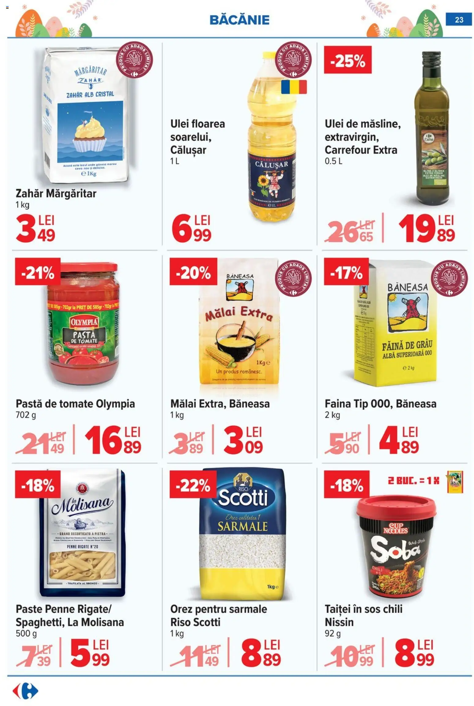 Noul catalog Carrefour – valabil de la 06.04.2026 | Pagină: 25 | Produse: Mazăre, Hacıyatmaz Kedi Oyuncağı, Fasole verde, Avocado