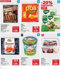 4 YOU, Sladoled, classic ili, banana split, 1650 ml - Pregled kataloga iz trgovine Kaufland, vrijedi od 26.08.2026 | Stranica: 20