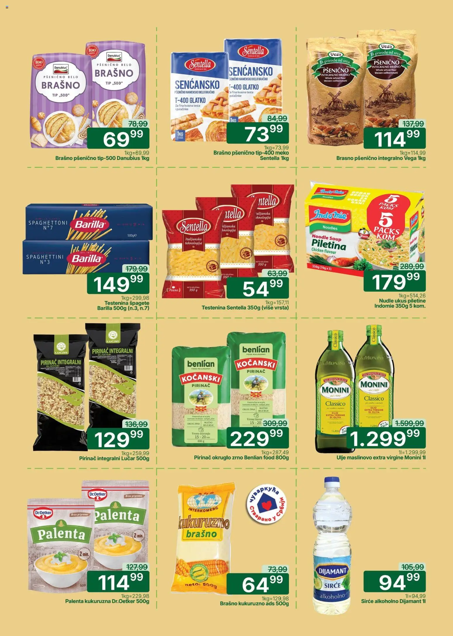 Univerexport katalog - važi od 11.05.2026 | Strana: 13 | Proizvode: Testenina, Sirće, Piletina, Pirinač