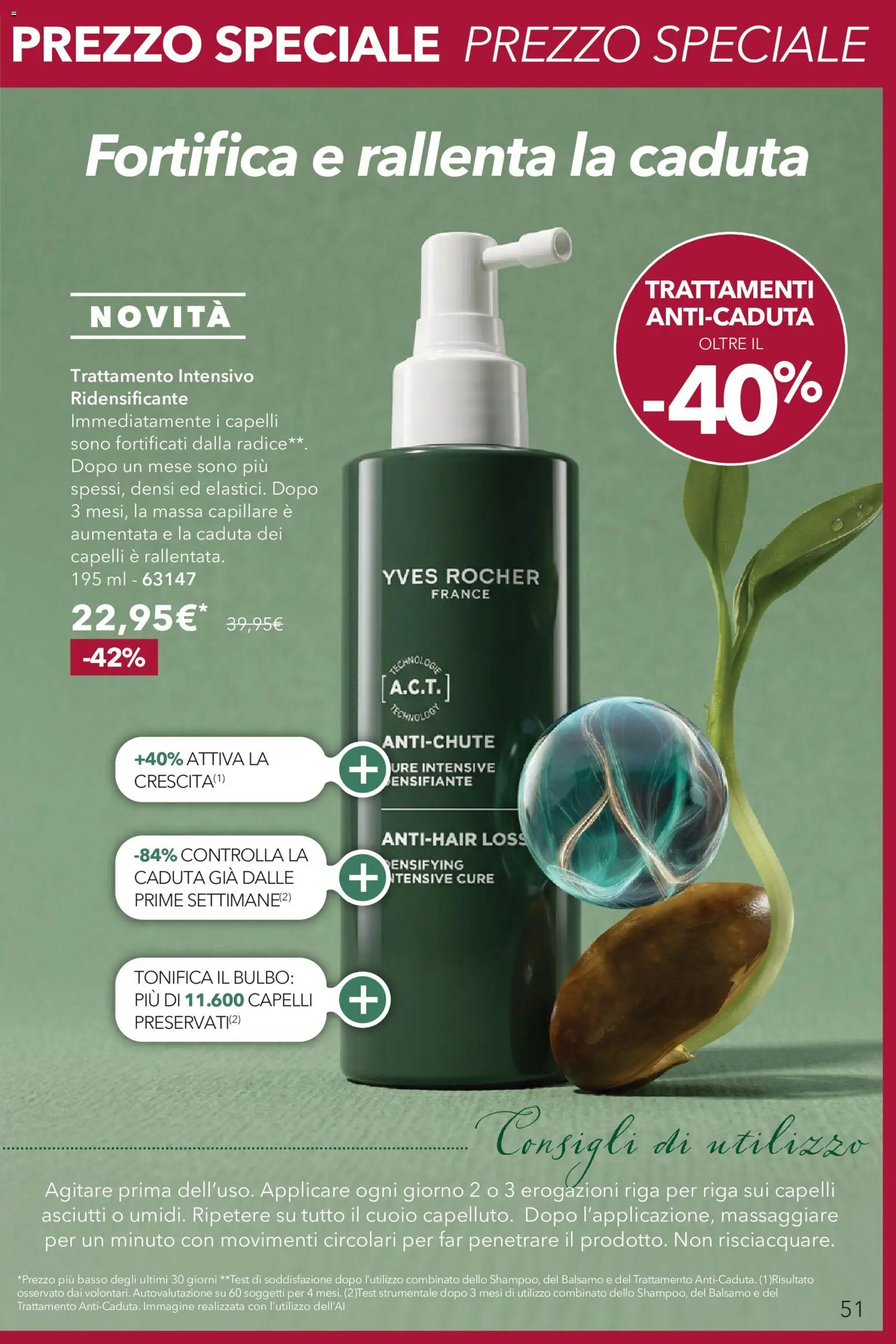 Volantino Yves Rocher del 24/09/2026 | Pagina: 51 | Prodotti: Balsamo, Basso