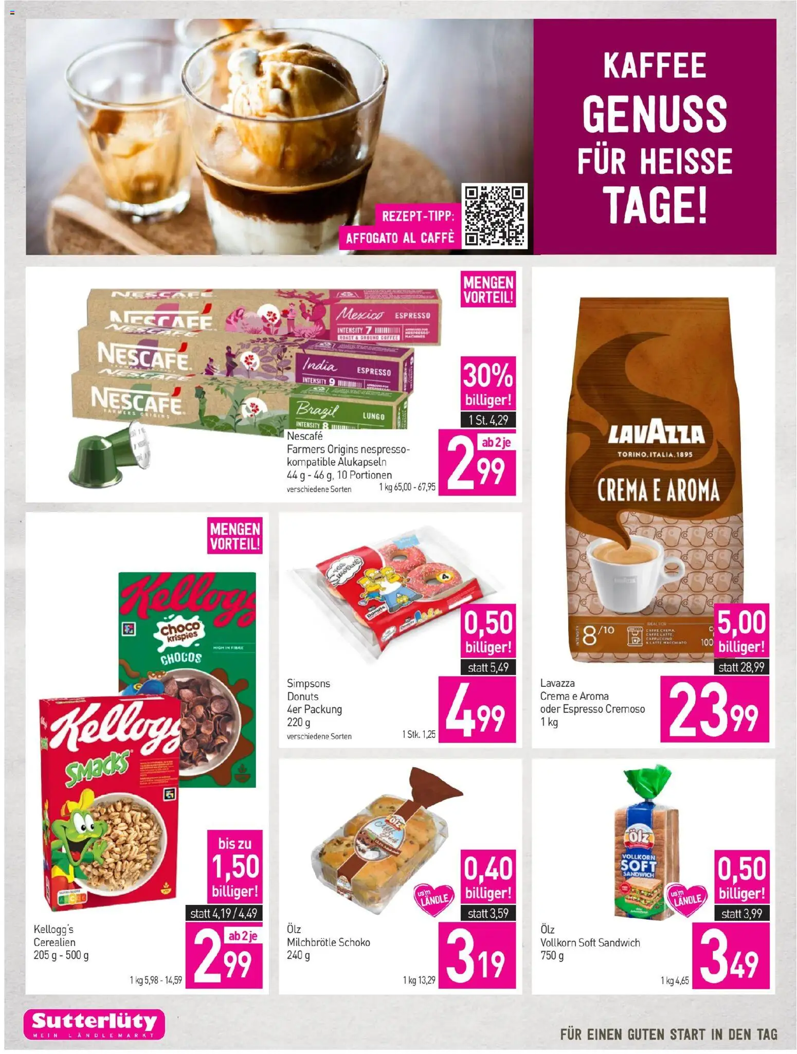 Sutterlüty Flugblatt gültig ab 25.06.2026 | Seite: 2 | Produkte: Kaffee