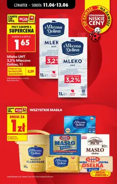 Pogląd oferty "MASŁO klarowane, MASŁO KLAROWANE 99,8% TŁUSZCZU MLECZNEGO 500g" - ważna od 11.06.2026 | Strona: 3 | Produkty: Karta, Masło ekstra osełka, Masło Polskie, Masło