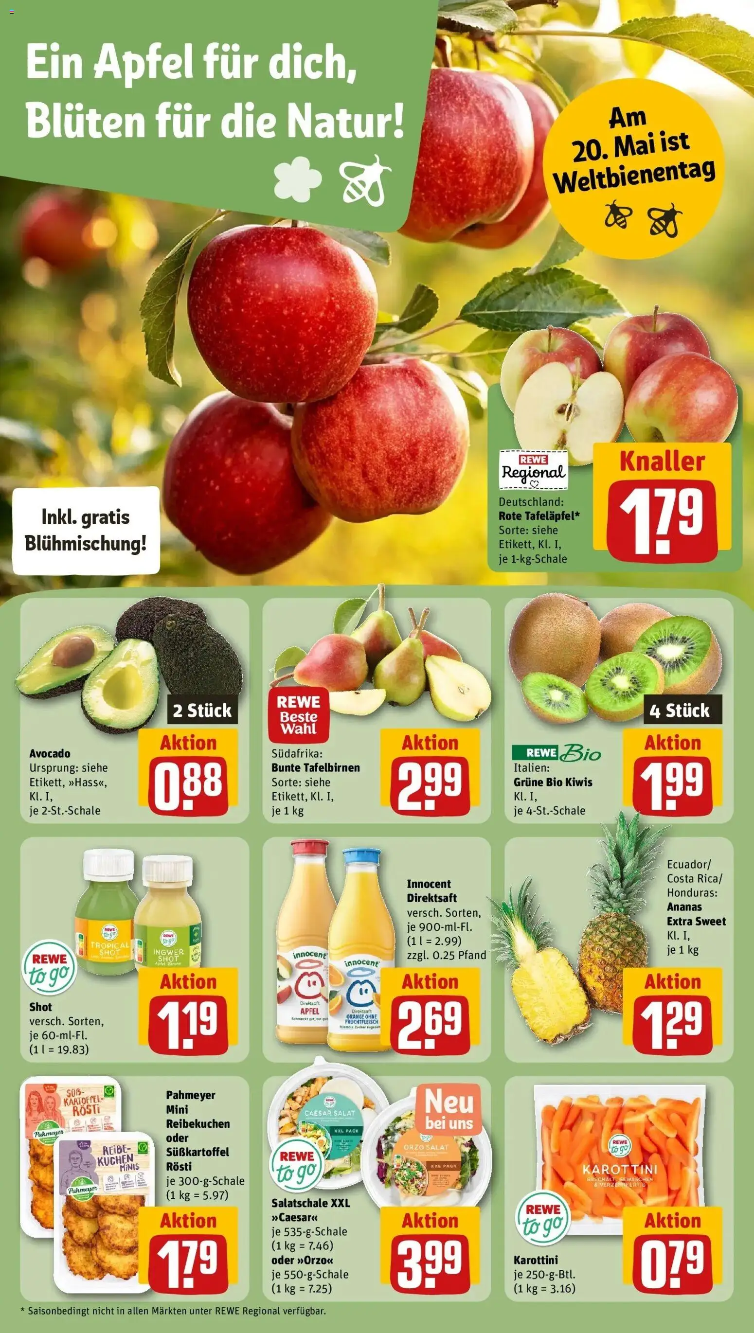 Rewe Prospekt Niederkrüchten	 – gültig ab 10.05.2026 | Seite: 8 | Produkte: Ananas, Avocado, Kiwi, Salat