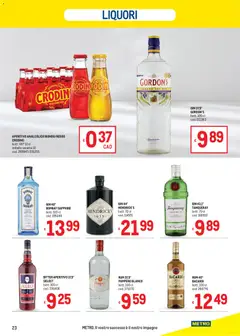 Anteprima del volantino Metro volantino valido a partire dal 09/07/2026 | Pagina: 23 | Prodotti: Gin, Rum, Arancia, Aperitivo