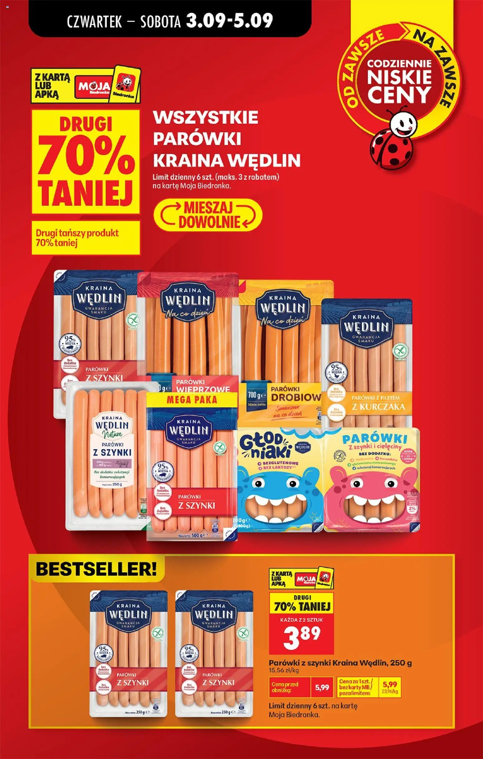 Biedronka Polsko leták - Codziennie niskie ceny od 03.09.2026 | Strana: 7