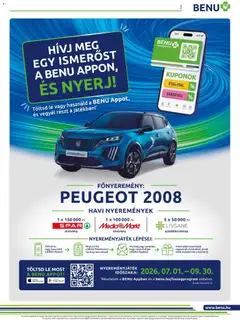 BENU Gyógyszertárak akciós újság - amely érvényes a következő dátumtól: 2026.08.01. | Oldal: 3