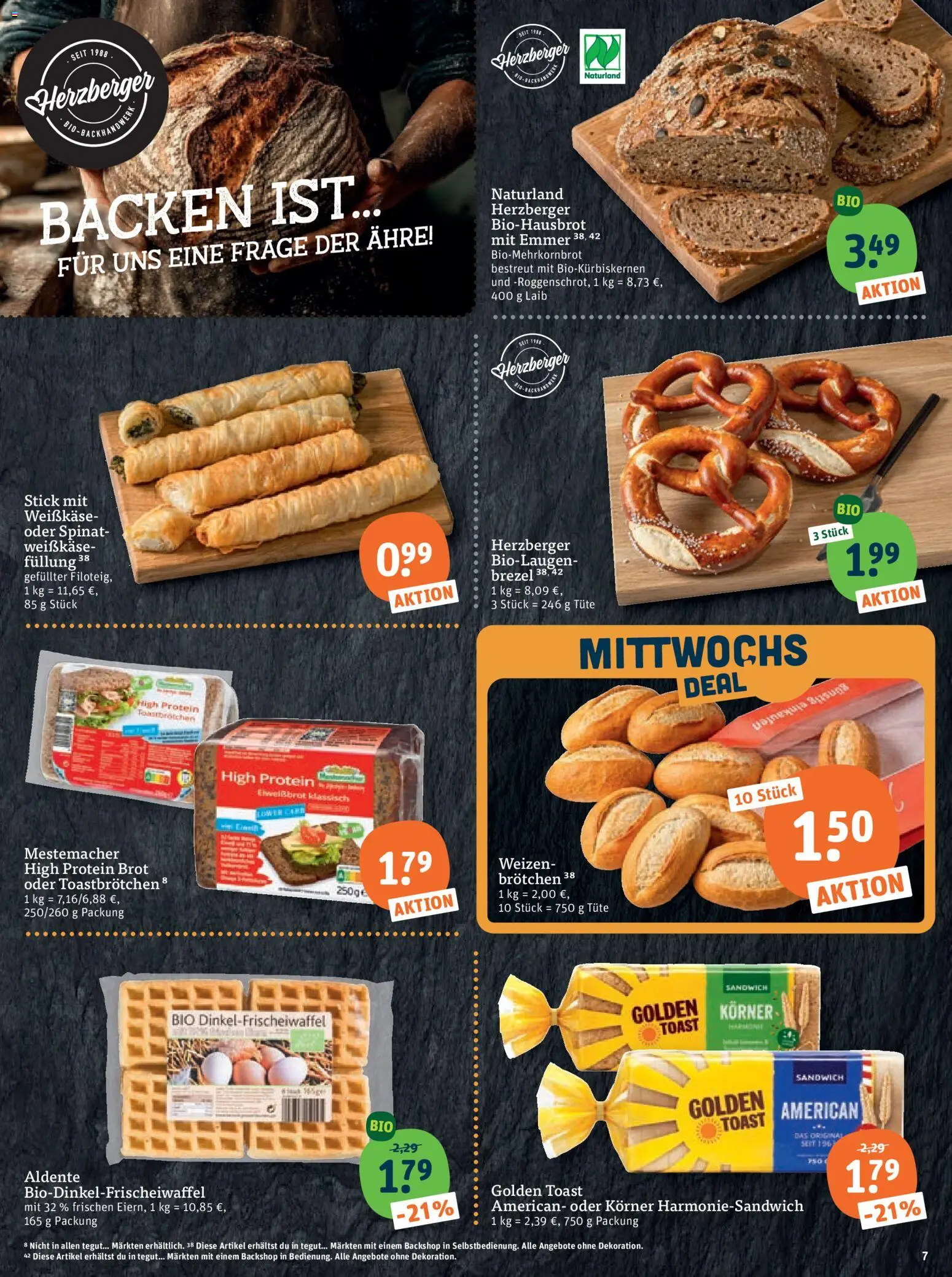 Tegut Prospekt – gültig ab 06.07.2026 | Seite: 9 | Produkte: Toast, Brot