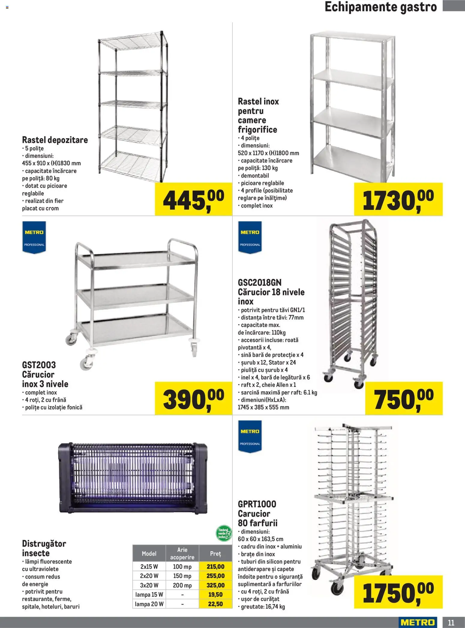 Noul catalog Metro – valabil de la 01.07.2026 | Pagină: 11 | Produse: Inel, Raft, Lampă