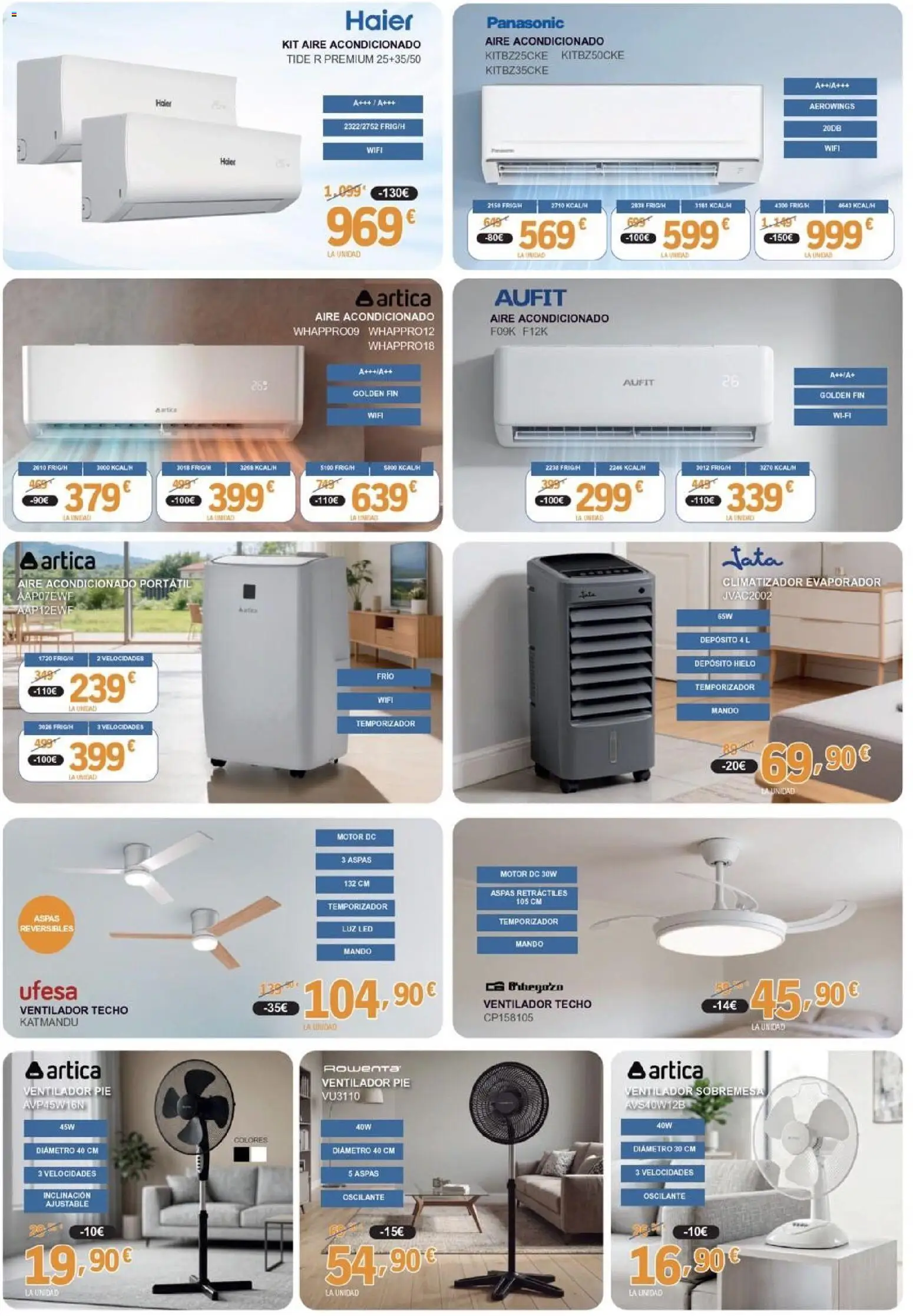 E.Leclerc folleto │ válido desde el 01/07/2026 | Página: 7 | Productos: Ηλεκτρονικα ειδη, Aire acondicionado, Ventilador