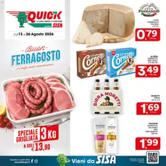 Anteprima del volantino SISA volantino Quick valido a partire dal 13/08/2026