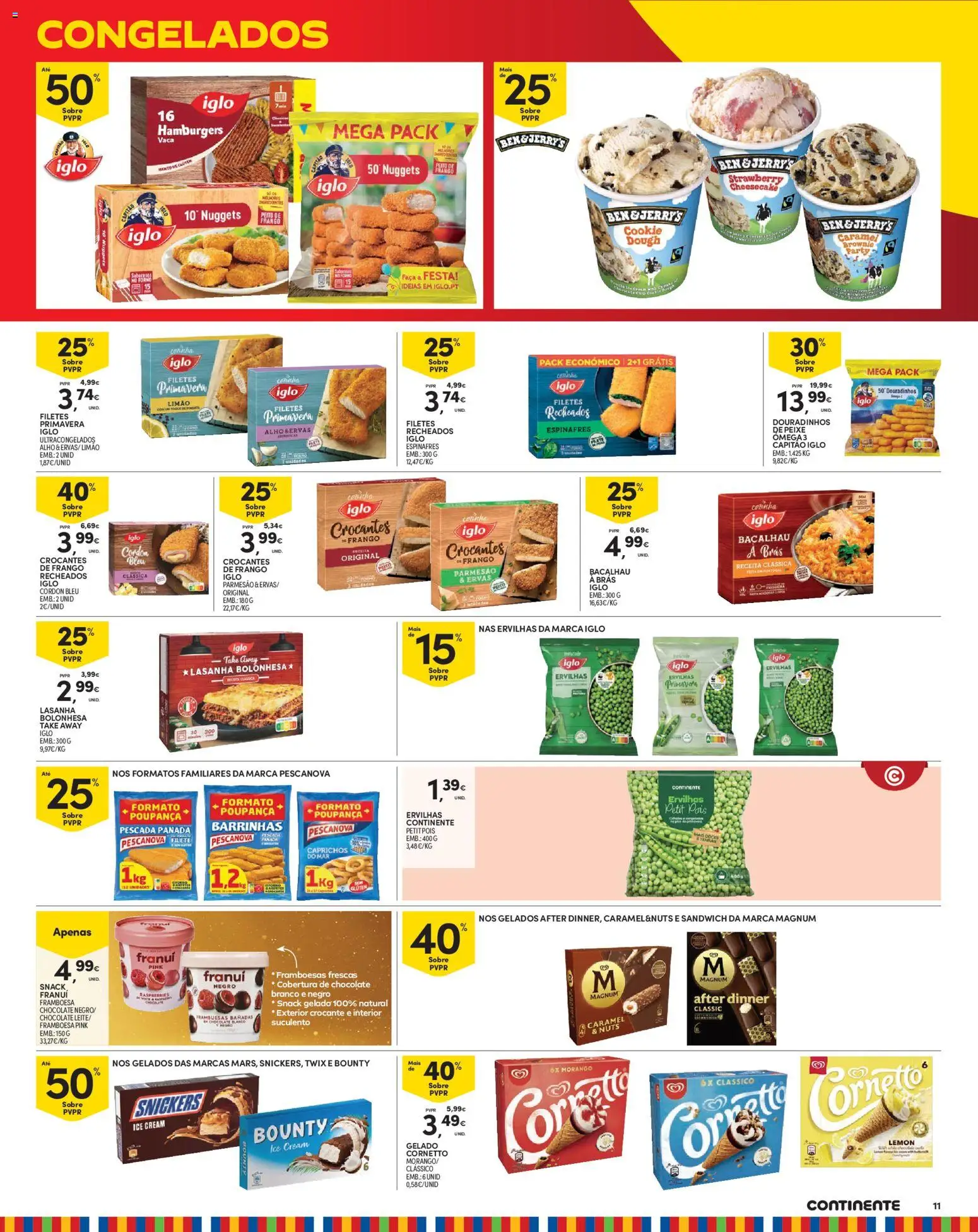 Continente Madeira │ válido de 15/09/2026 | Página: 11 | Produtos: Faca, Chocolate, Alho, Nuggets