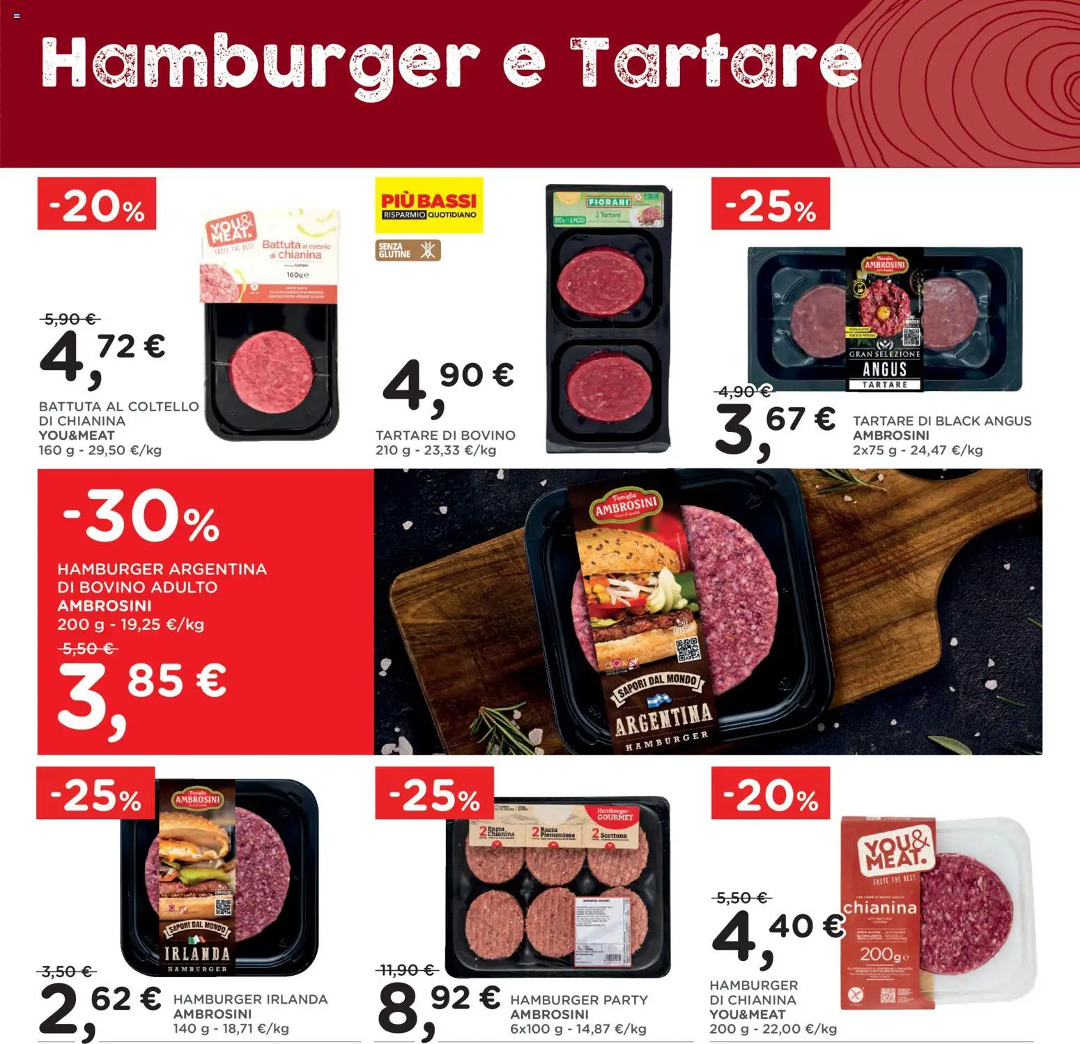 Volantino Poli del 22.04.2026 | Pagina: 7 | Prodotti: Bovino, The, Hamburger