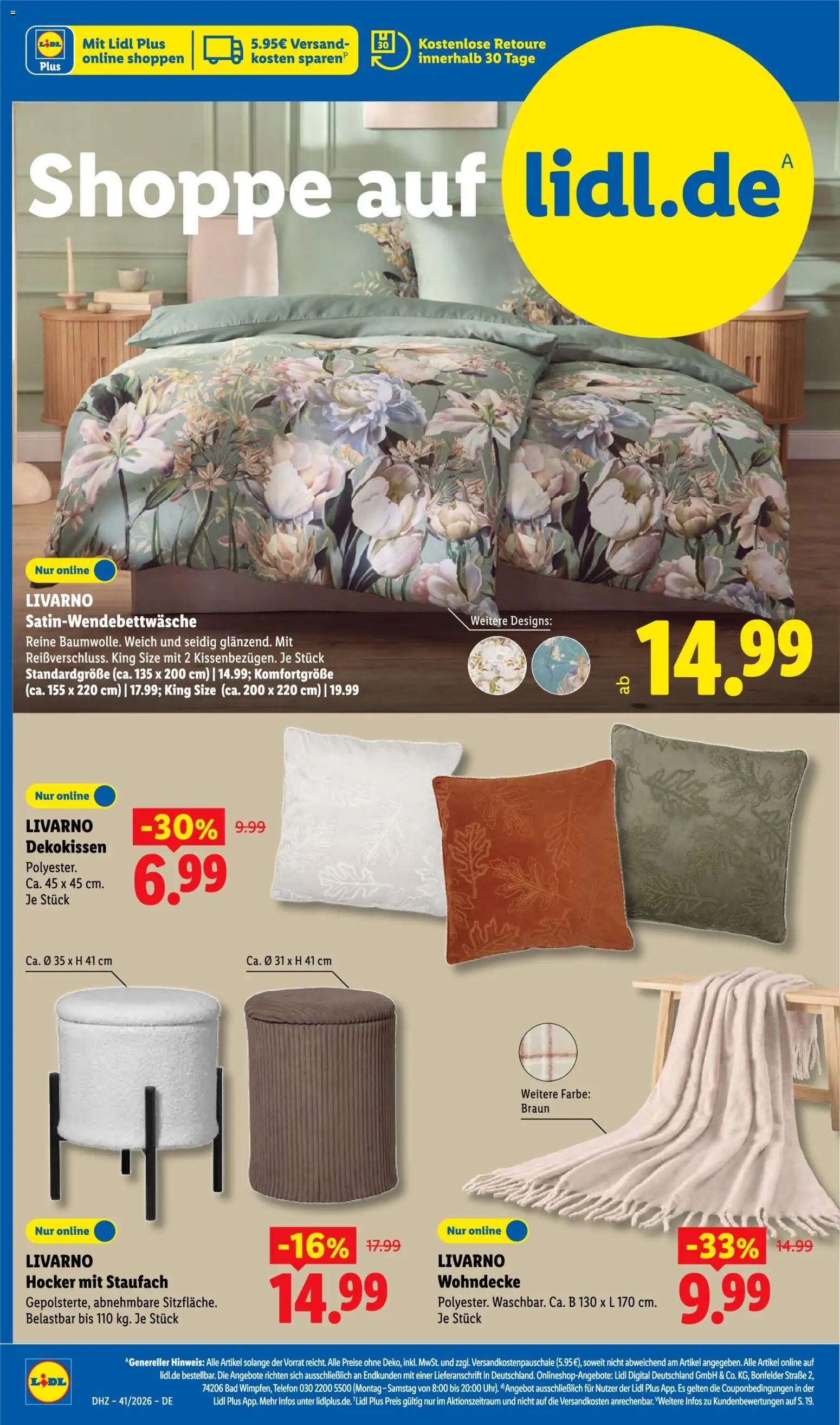 Lidl Německo leták od 05.10.2026 | Strana: 6 | Produkty: Telefon