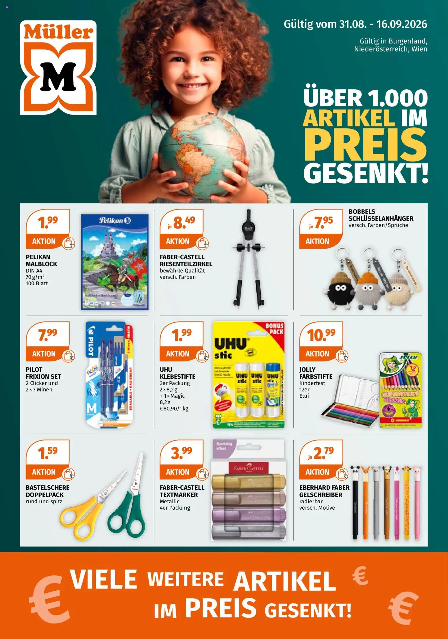 Müller Flugblatt gültig ab 31.08.2026 | Seite: 1