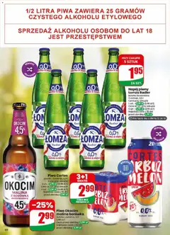 Pogląd oferty "Piwo Okocim, Okocim malina z borówką amerykańską 4,5%" - ważna od 10.06.2026 | Strona: 60 | Produkty: Melon, Malina, Mięta, Piwo