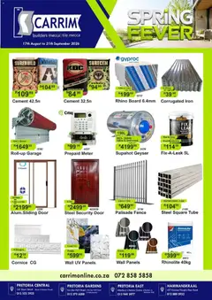 K. Carrim specials catalogue – valid from 17/08/2026 | Page: 1