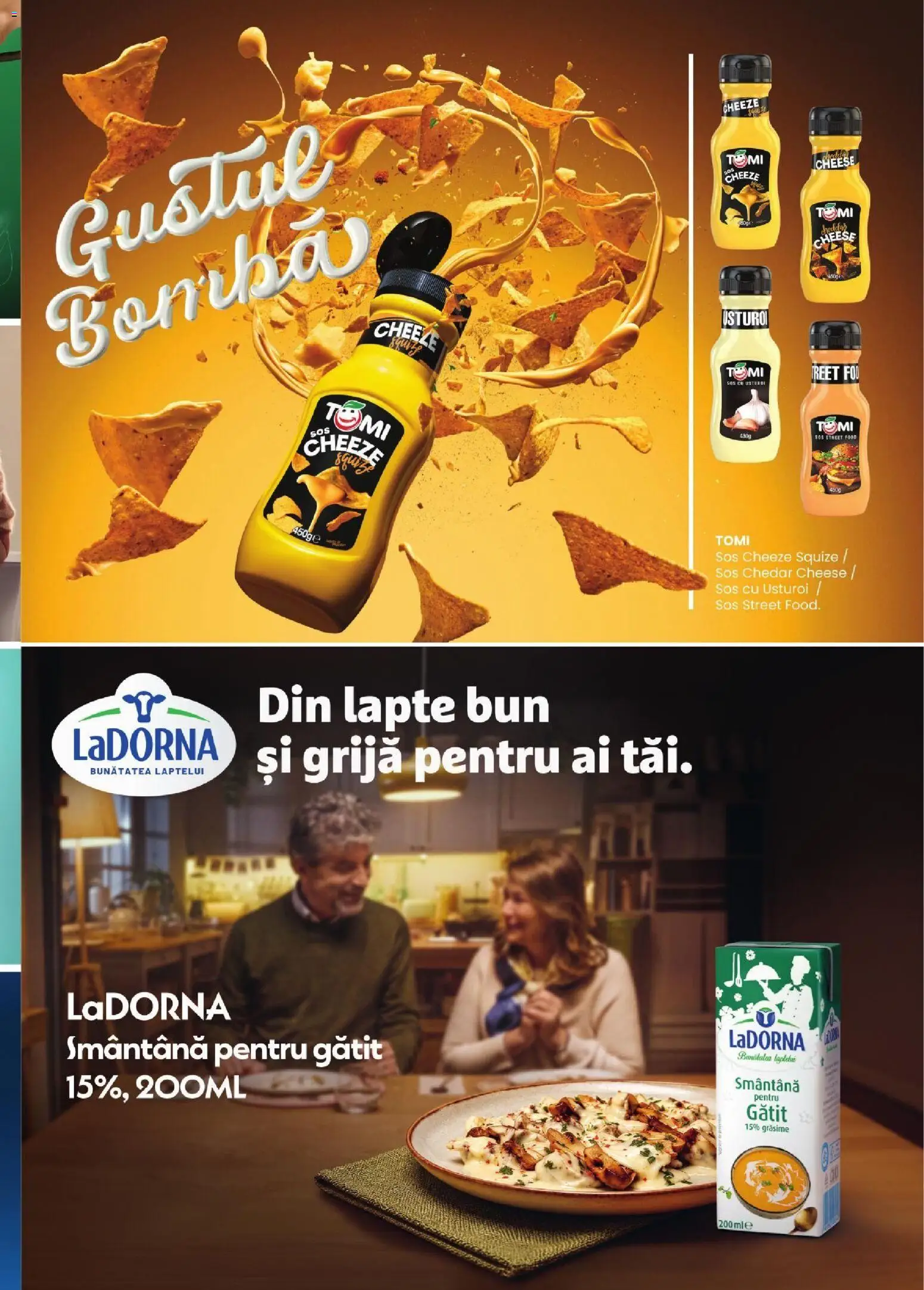 Noul catalog Mega Image – valabil de la 01.10.2026 | Pagină: 47 | Produse: Lapte, Smântână, Sos, Usturoi