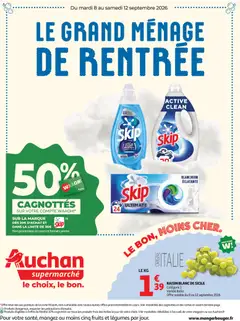Auchan Ménage rentrée supers - Voorbeeld van een folder van Auchan, geldig van 08/09/2026