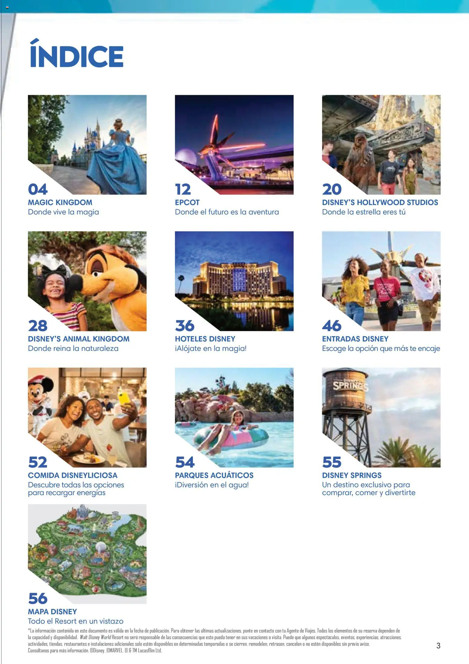 Viajes El Corte Inglés Folleto Walt Disney World │ válido desde el 03/12/2025 | Página: 3 | Productos: Té, Agua