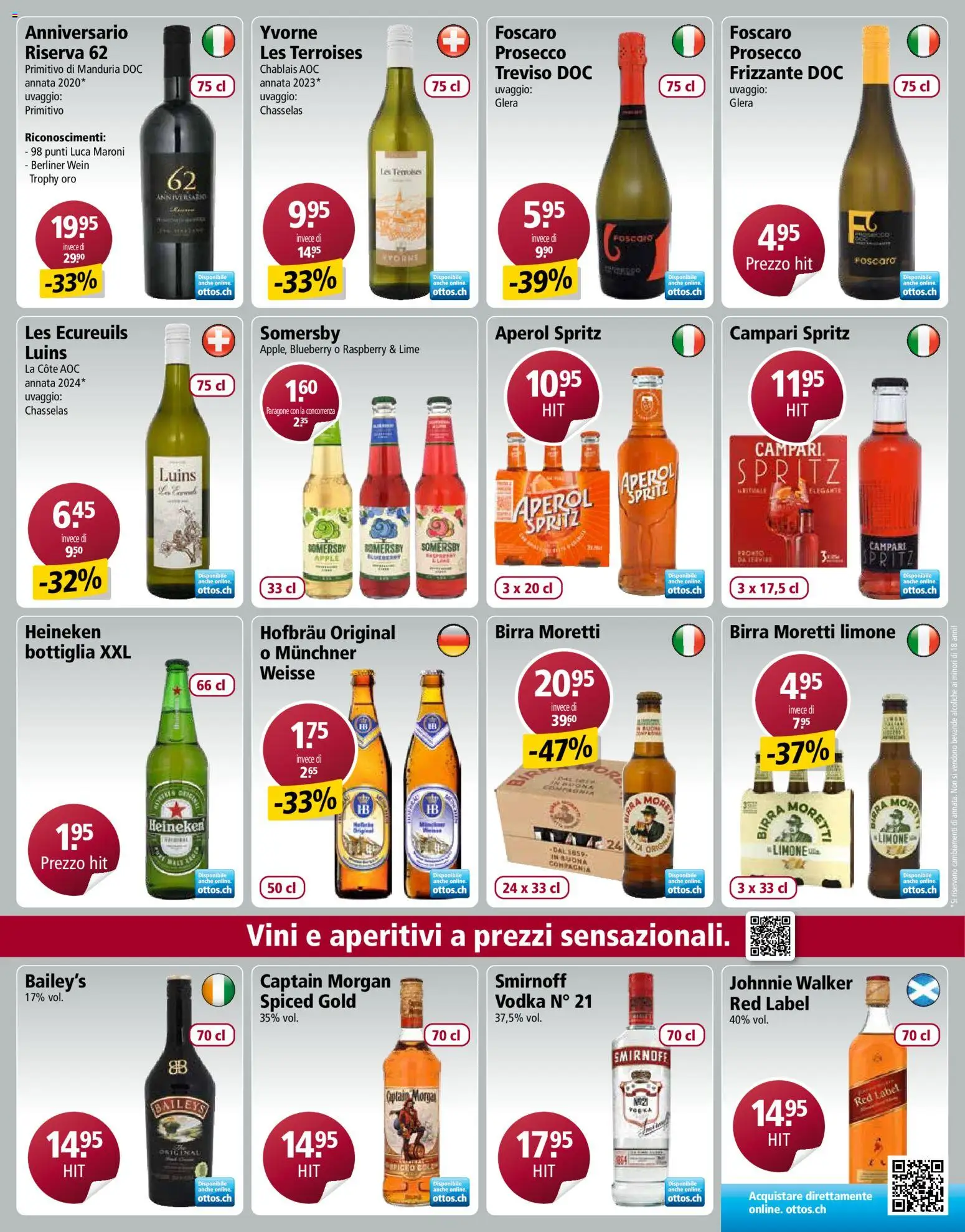 Otto's aktionen Speciale Marche – gültig ab 17.08.2026 | Seite: 11 | Produkte: Wein, Aperol Spritz, Baileys, Apple