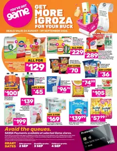 Game specials catalogue – valid from 24/08/2026