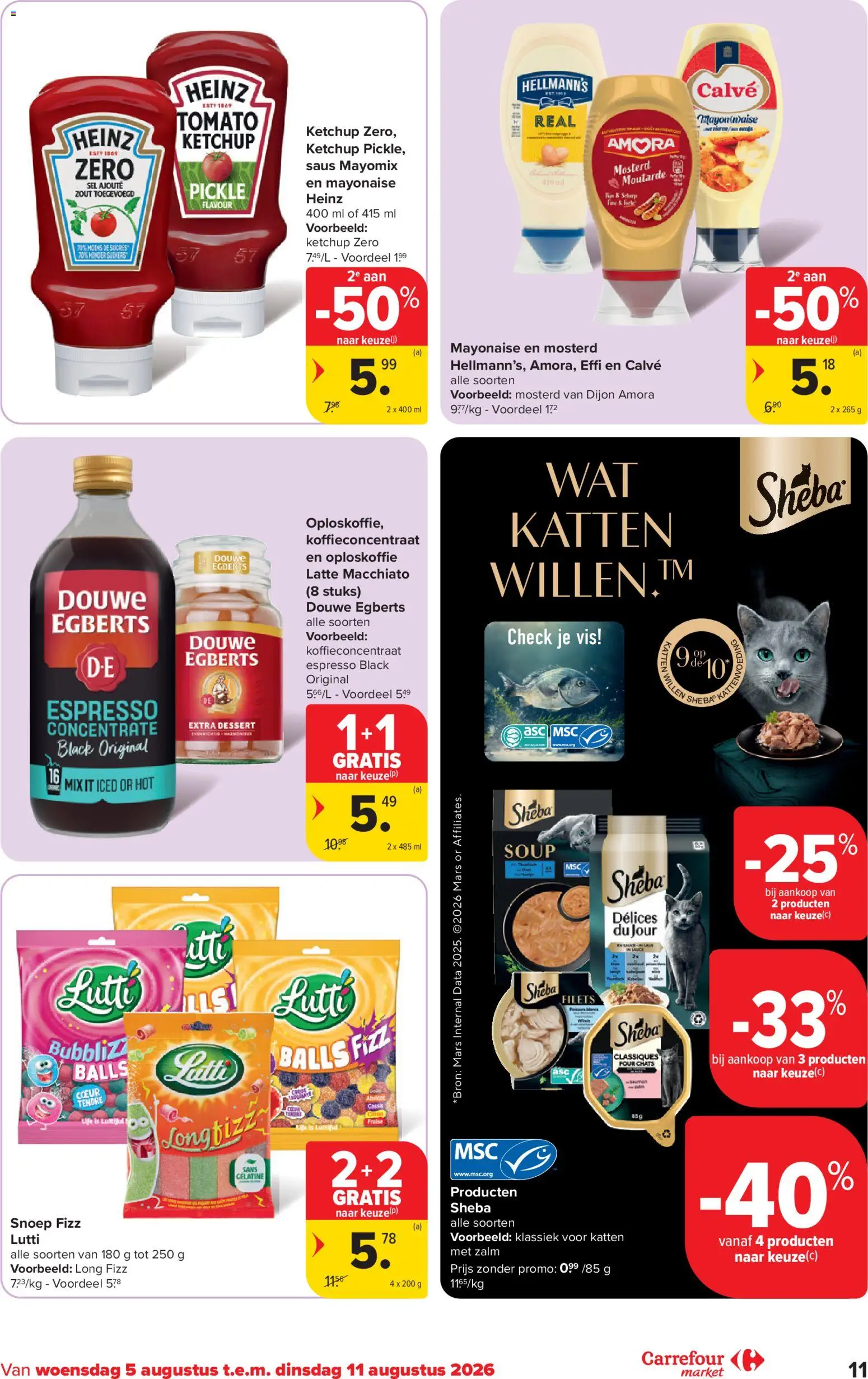 {H1} | Pagina: 11 | Producten: Zalm, Oploskoffie, Zout, Mayonaise