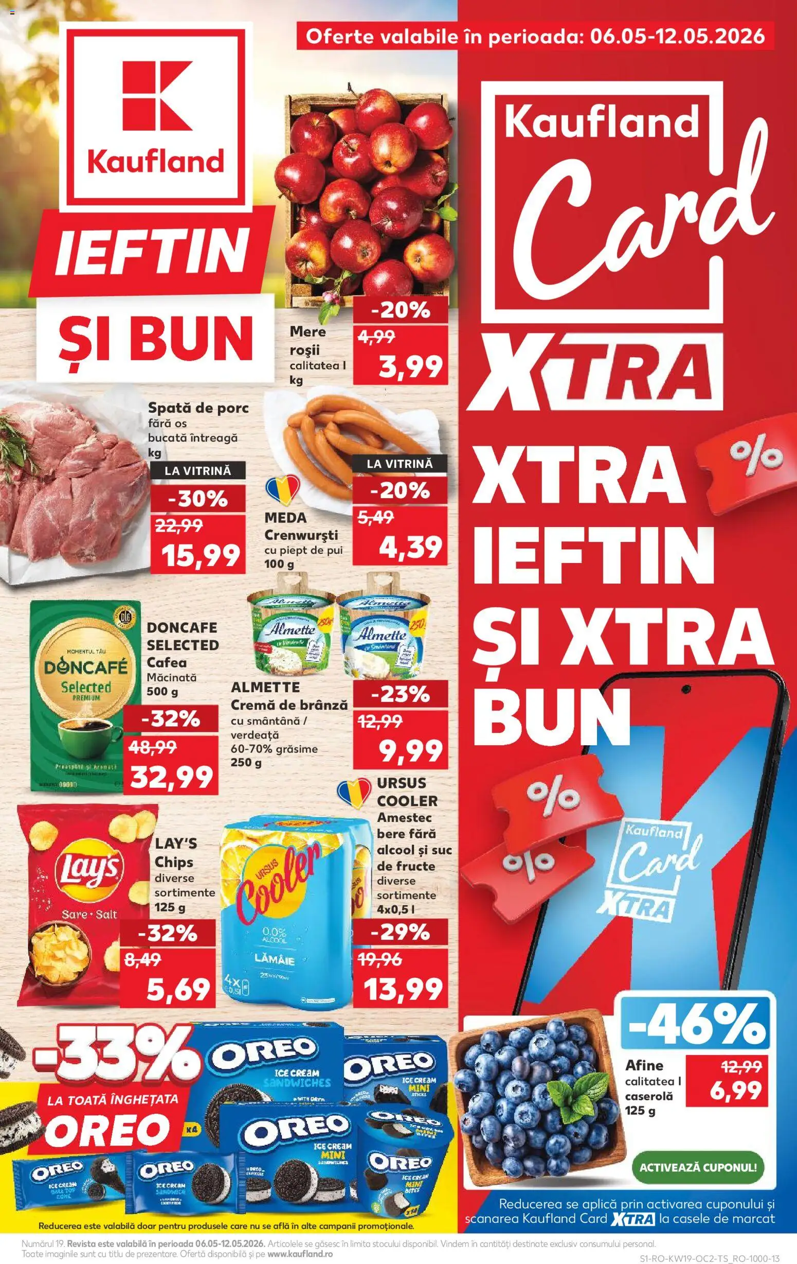 Noul catalog Kaufland – valabil de la 06.05.2026 | Pagină: 1 | Produse: Afine, Cremă, Cafea, Lămâie