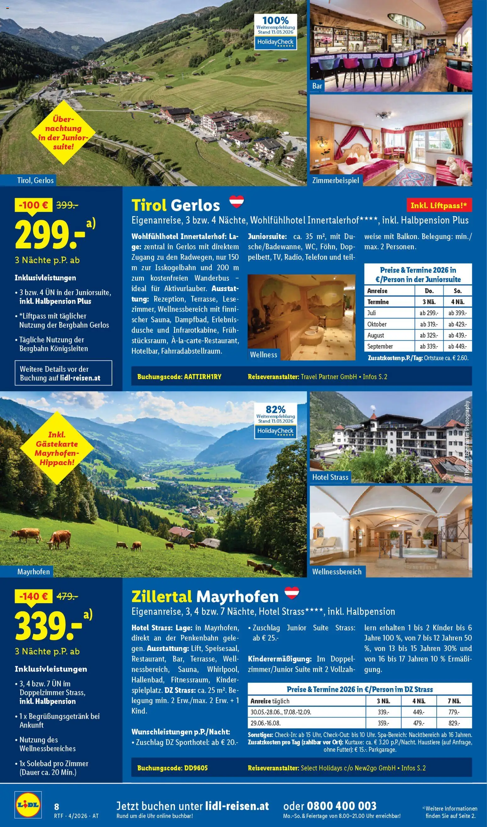 Lidl April/Mai Reise - Highlights gültig ab 11.04.2026 | Seite: 8 | Produkte: Telefon, Uhr, Dusche