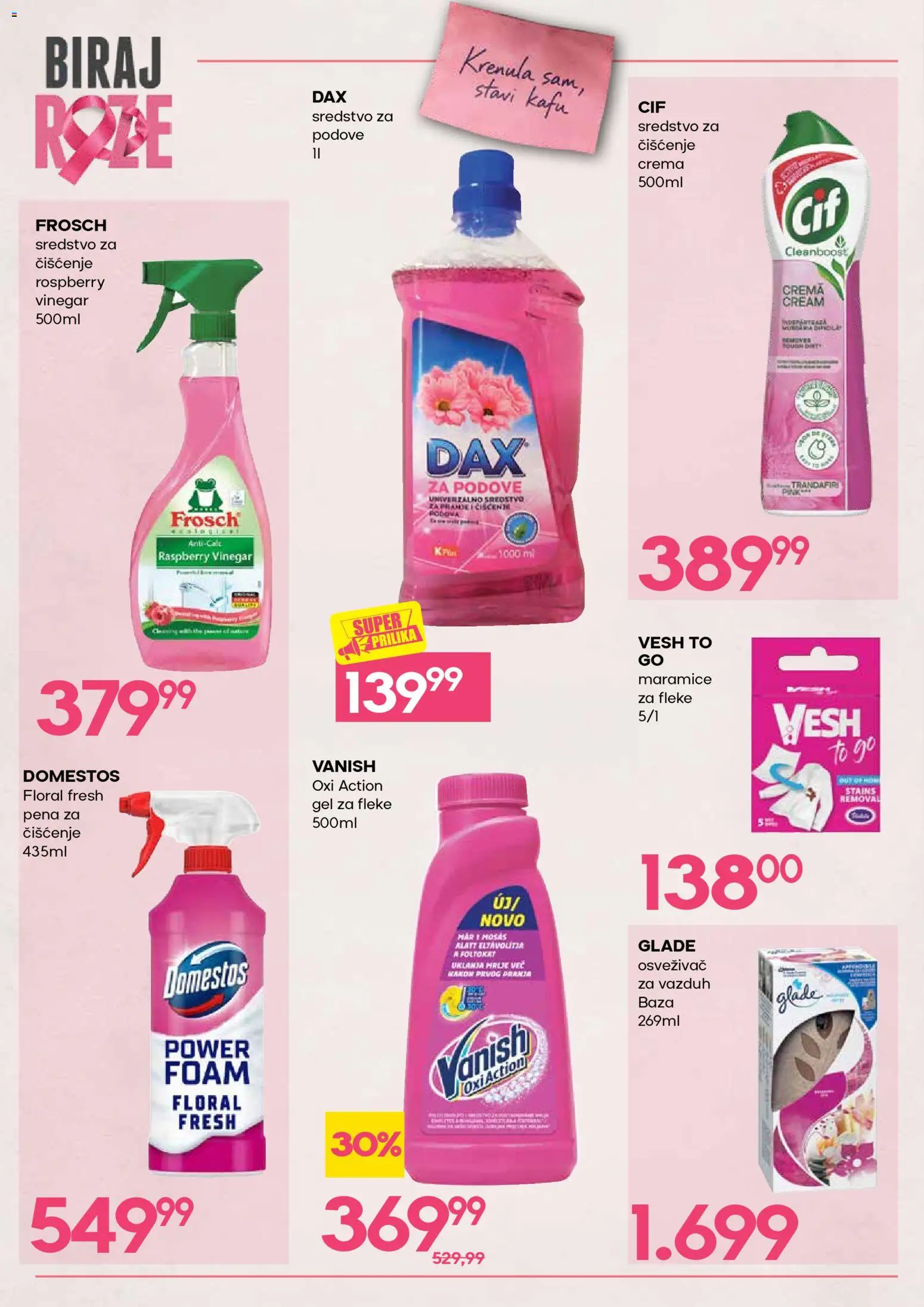 Roda katalog - važi od 01.10.2026 | Strana: 18 | Proizvode: Maramice, Pena, Sredstvo za čišćenje