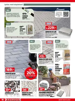 Bauhaus erbjudanden - Förhandsvisning av reklamblad från butik Bauhaus aktuell från 01.05.2026 | Sida: 18 | Produkter: Borsta, Dekorsten, Tröja, Handskar
