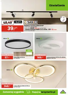 Pogląd oferty "Leroy Merlin gazetka" - ważna od 17.06.2026 | Strona: 37 | Produkty: Lampa