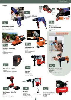 Pré-visualização E.Leclerc folheto Jardim Fafe válido de 23.03.2026 | Página: 25 | Produtos: Pó, Caixa, Óleo, Compressor