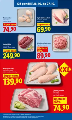 Náhled letáku Mělněné vepřové maso, 1 kg, chlazené, baleno od 26.10.2026 | Strana: 21