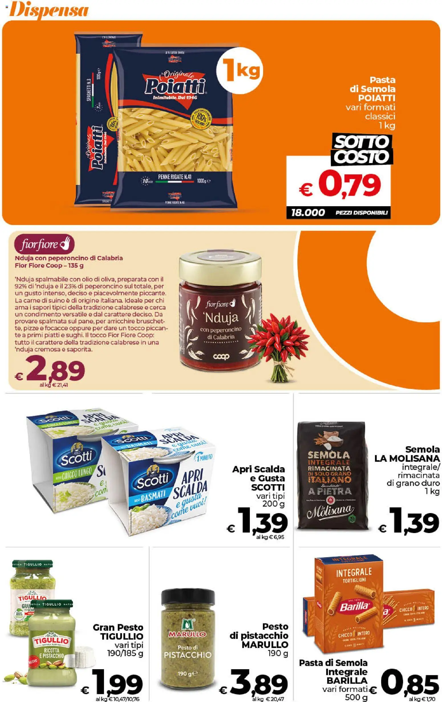 Volantino Ipercoop del 13/10/2026 | Pagina: 28 | Prodotti: Riso, Tè, Pasta, Spaghetti