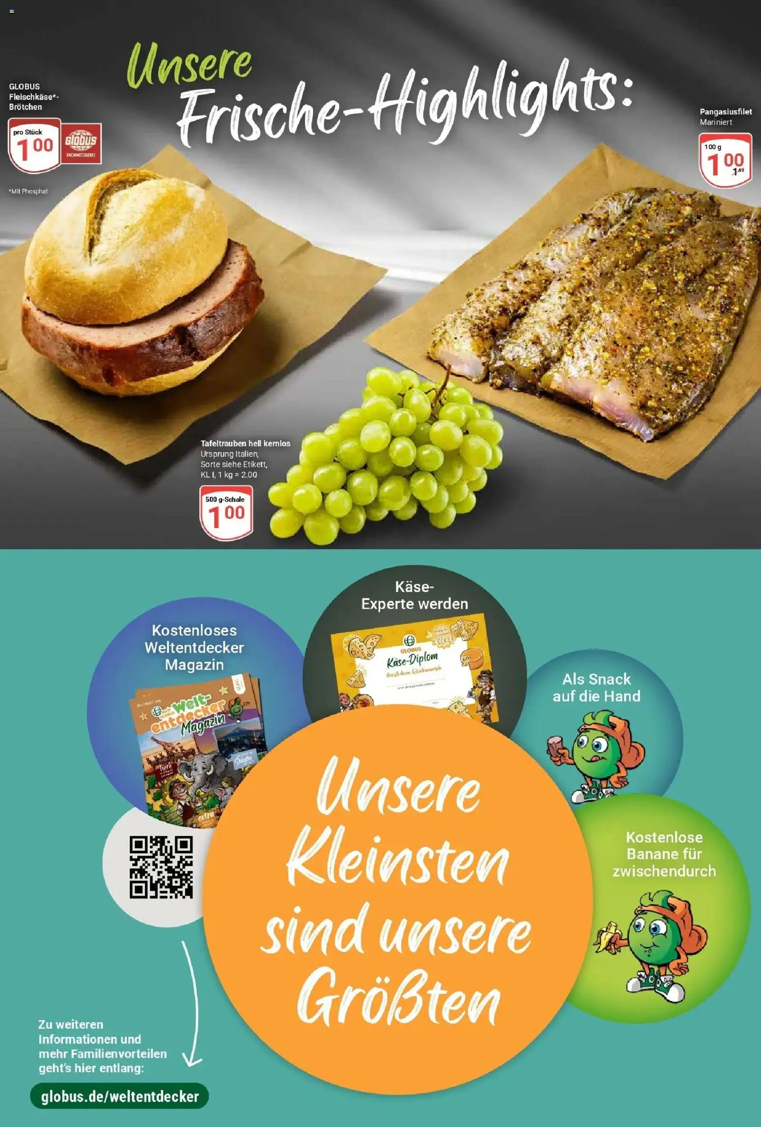 Globus Prospekt Lambrechtshagen (ab 07.09.2026) » Angebote online | Seite: 2 | Produkte: Käse, Magazin