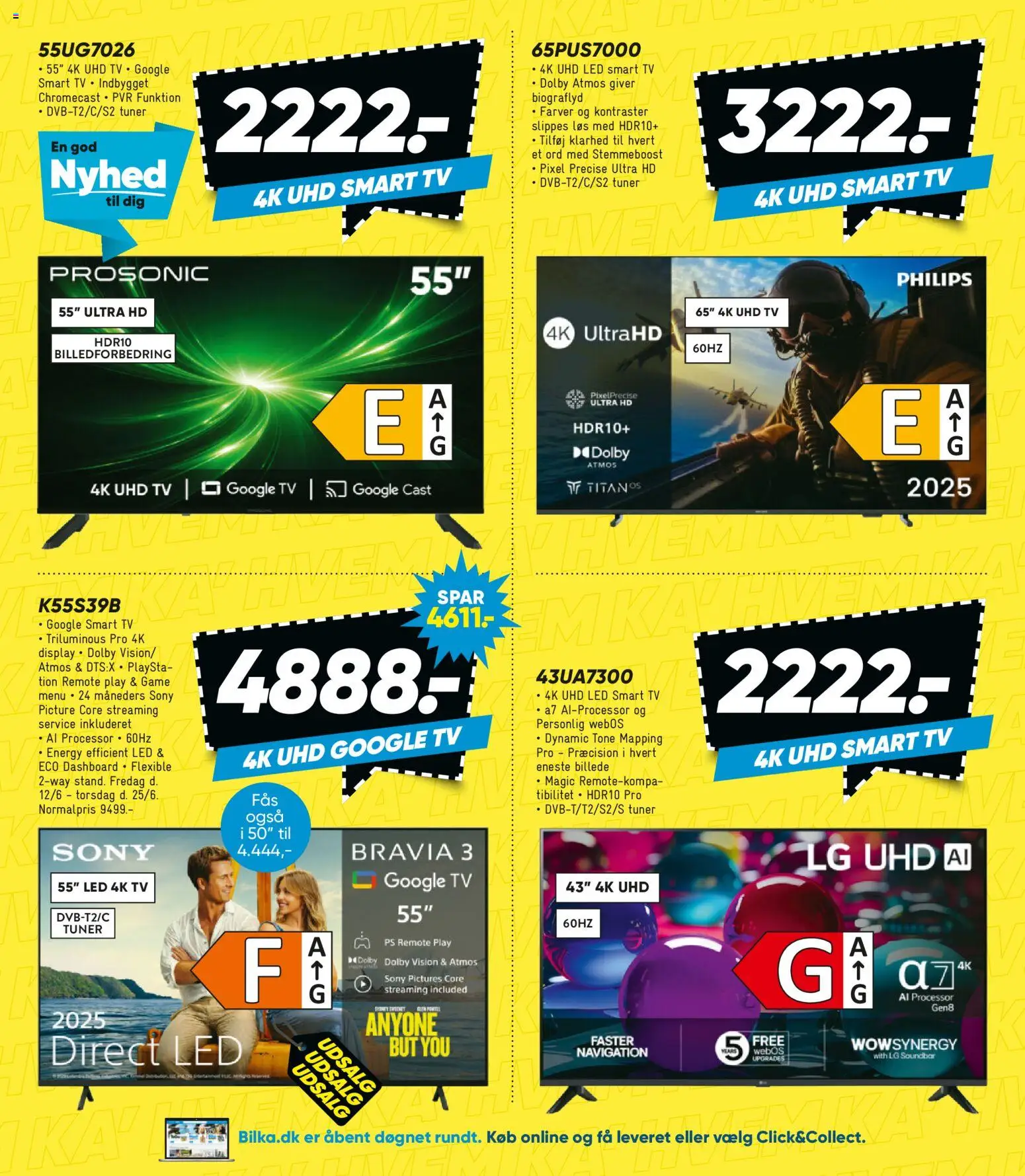 Bilka tilbudsavis – gyldig fra 12.06.2026 | Side: 14 | Produkter: Soundbar, Smart TV, TV, Navigation