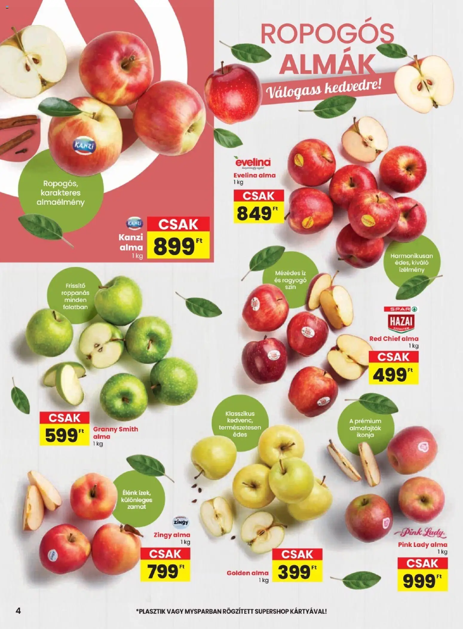 Spar akciós ujság - amely érvényes a következő dátumtól: 2026.10.29. | Oldal: 4