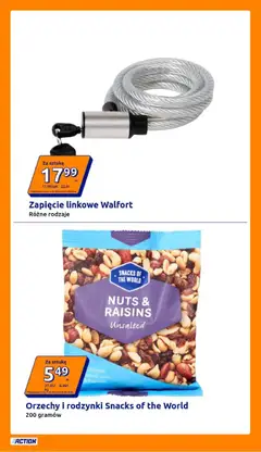 Pogląd oferty "Action gazetka" - ważna od 22.07.2026 | Strona: 19 | Produkty: Orzechy, Rodzynki