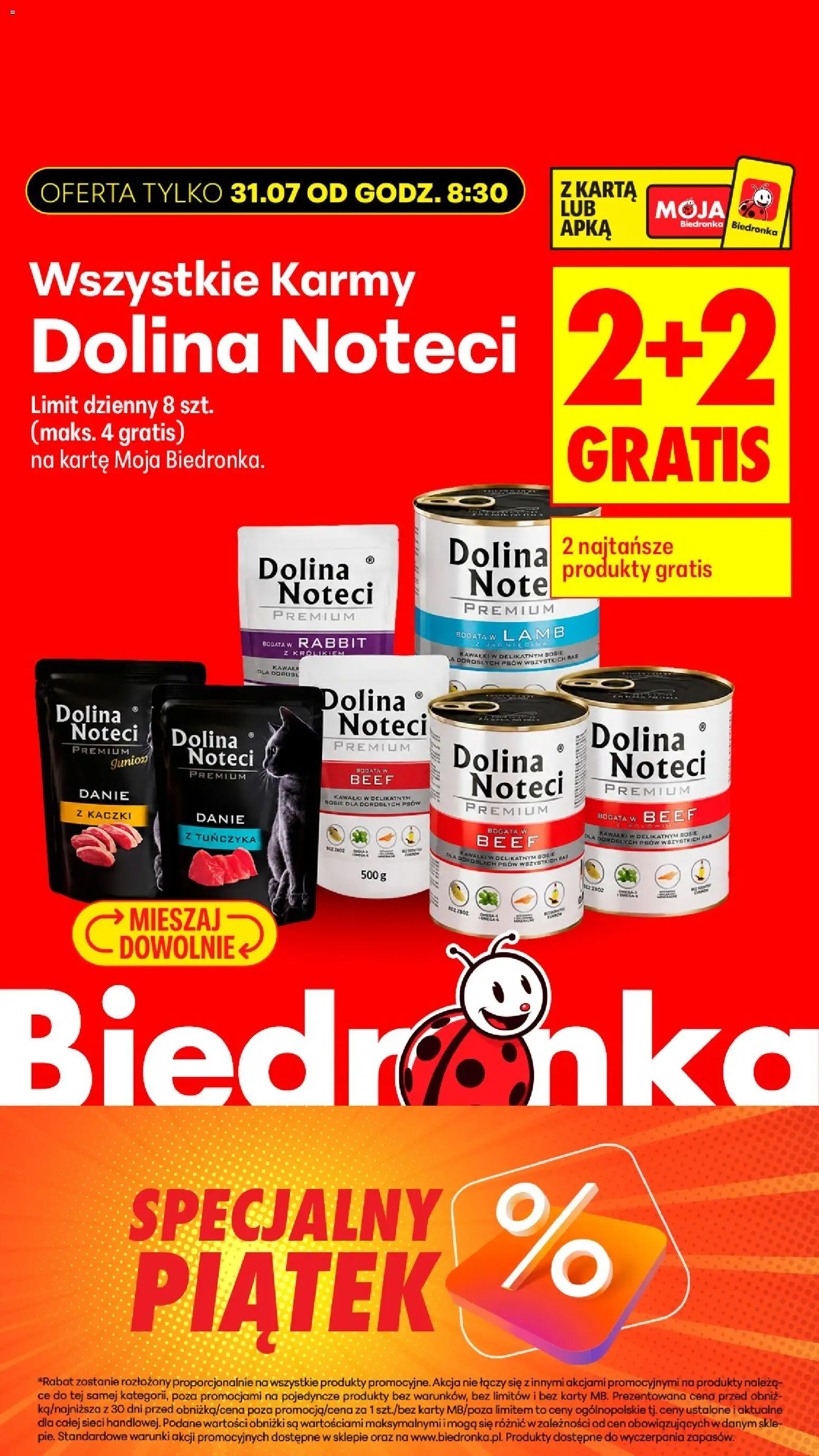 Biedronka Polsko leták - Okazje piątek od 31.07.2026 | Strana: 14 | Produkty: Karty