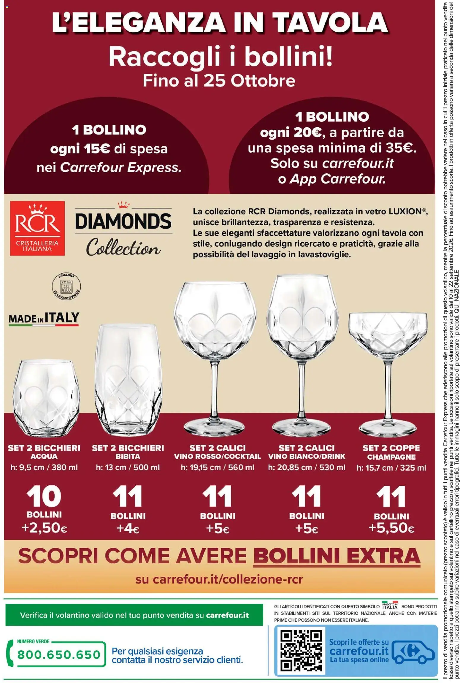 Volantino Carrefour del 10/09/2026 | Pagina: 14 | Prodotti: Acqua, Vino, Champagne, Scaffale