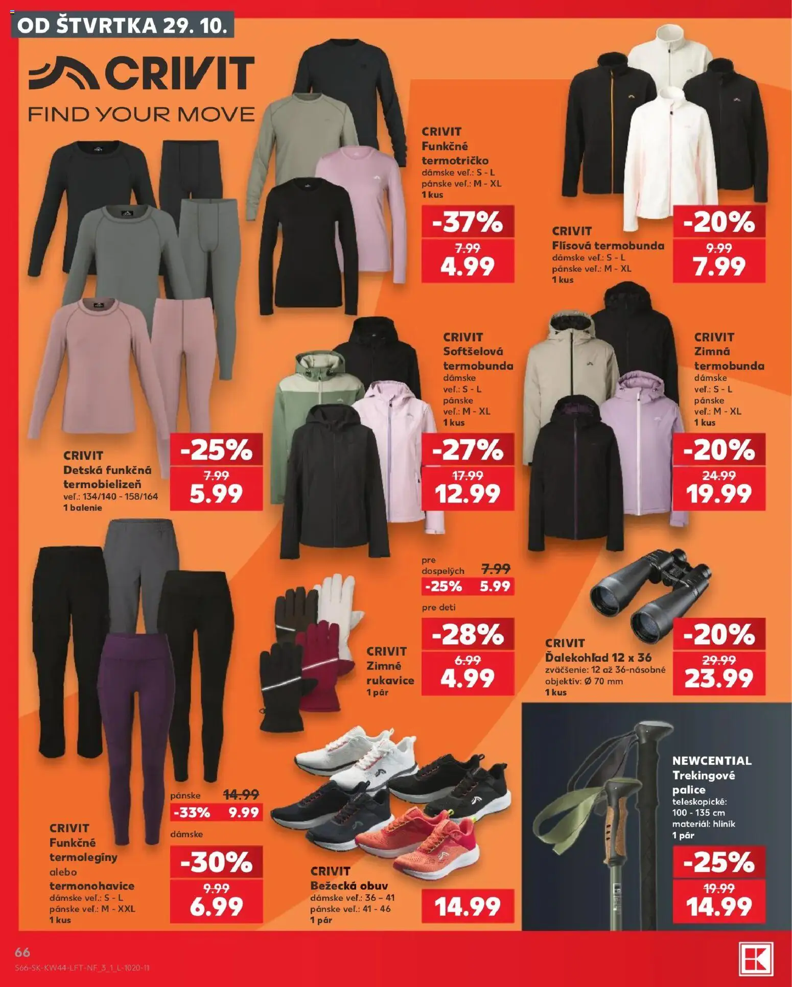 Nové Kaufland akcie – leták je platný od 29.10.2026 | Strana: 66 | Produkty: Rukavice