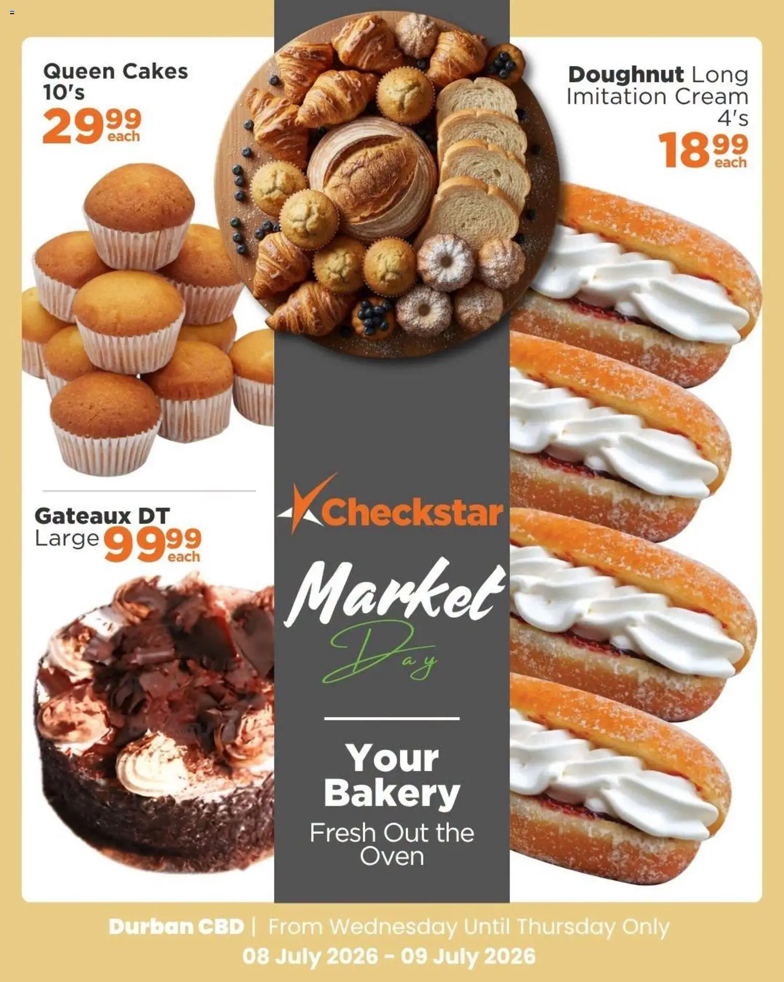 New Check Star catalogue – valid from 08/07/2026 | Page: 4 | Products: Oven, Bakery, Cream