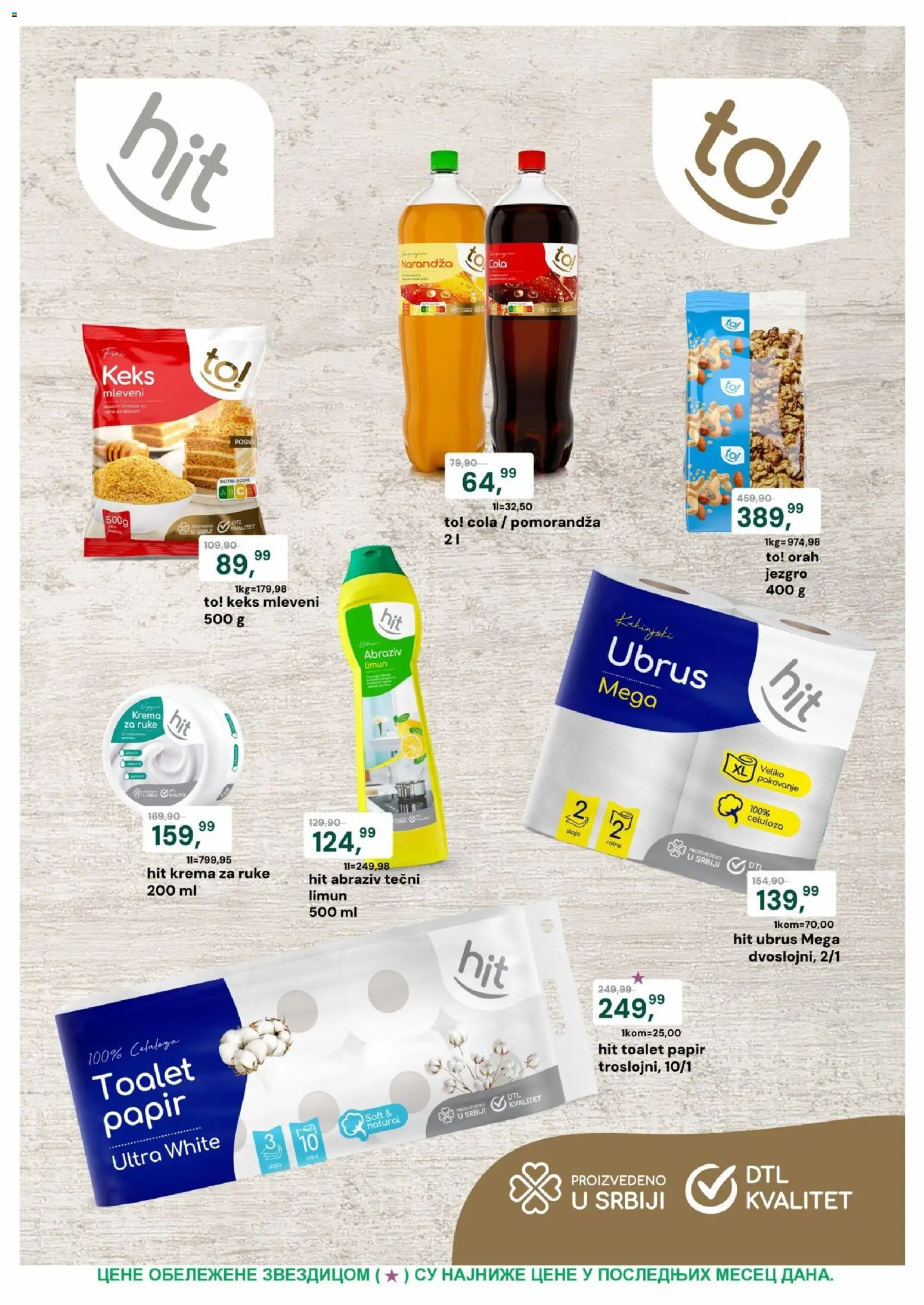 Europrom katalog - važi od 21.10.2026 | Strana: 2 | Proizvode: Toalet papir, Pomorandza, Pakovanje, Limun