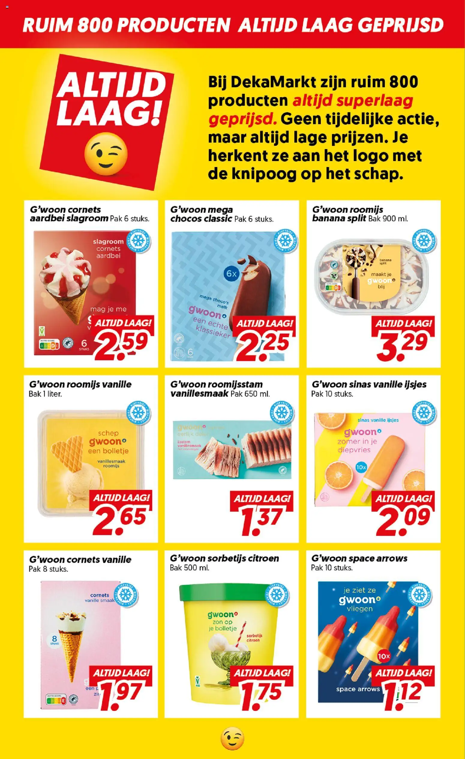 {H1} | Pagina: 10 | Producten: Citroen, Slagroom, Pavilon, Aardbei
