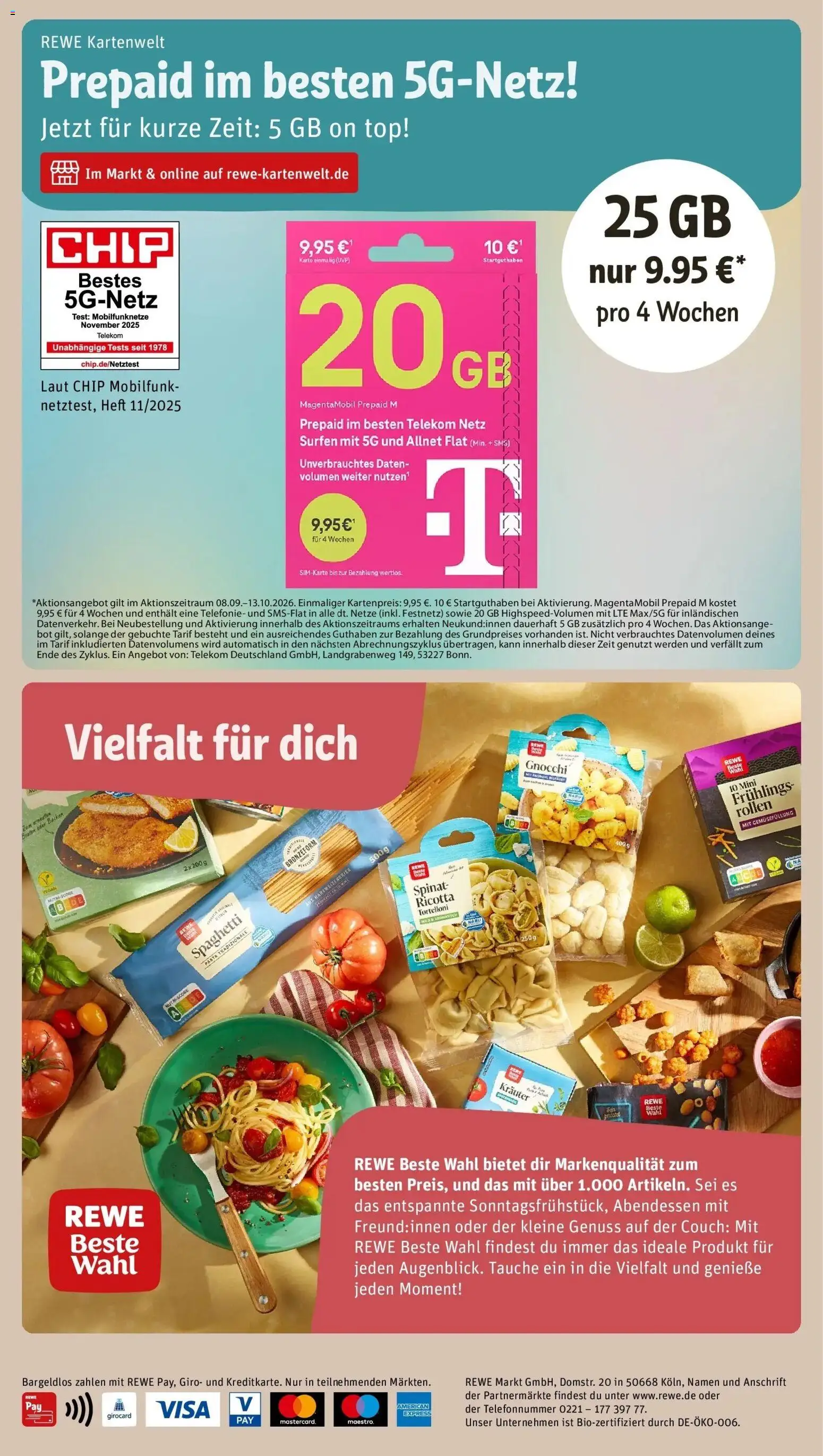 REWE Prospekt ab 21.09.2026 zum Blättern » Angebote | Seite: 24 | Produkte: Top, Gnocchi, Couch, Pasta