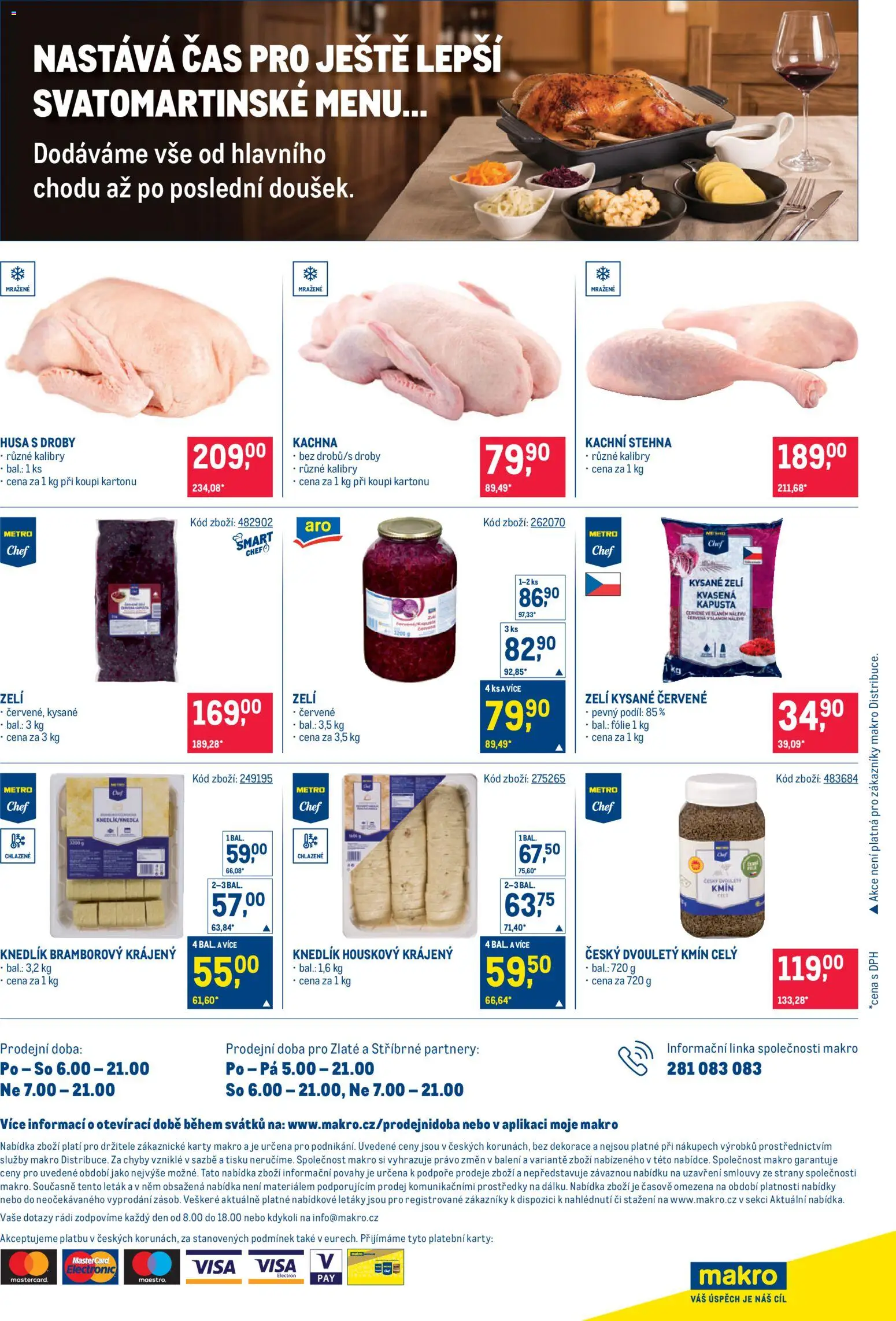 Makro leták - Gastronomie od 21.10.2026 | Strana: 24 | Produkty: Zelí, Kvašená kapusta, Dekorace, Kysané zelí