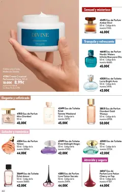 Vista previa Oriflame - Catálogo Campaña 10 válido desde el 15/07/2026 | Página: 60 | Productos: Eau de toilette, Crema, Body, Eau de parfum