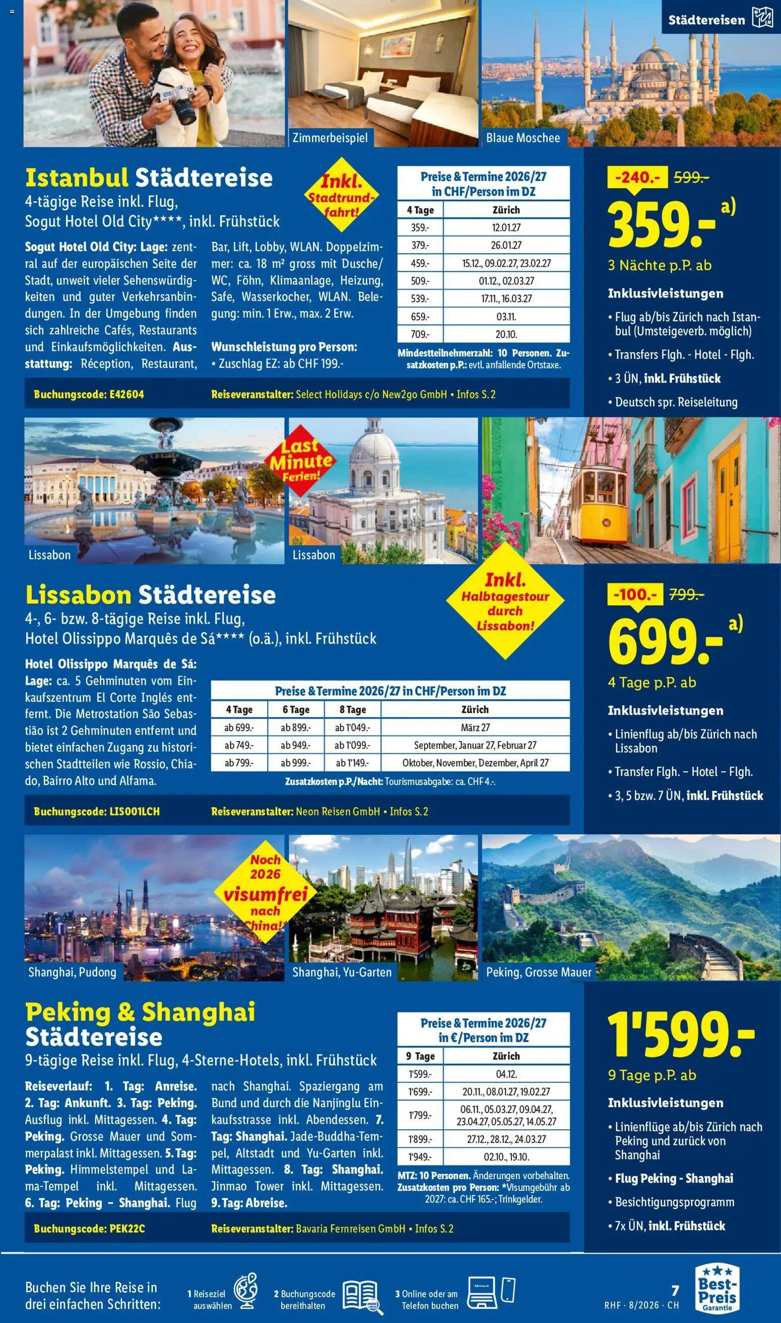 Lidl aktionen Reise-Highlights – gültig ab 29.07.2026 | Seite: 7 | Produkte: Telefon