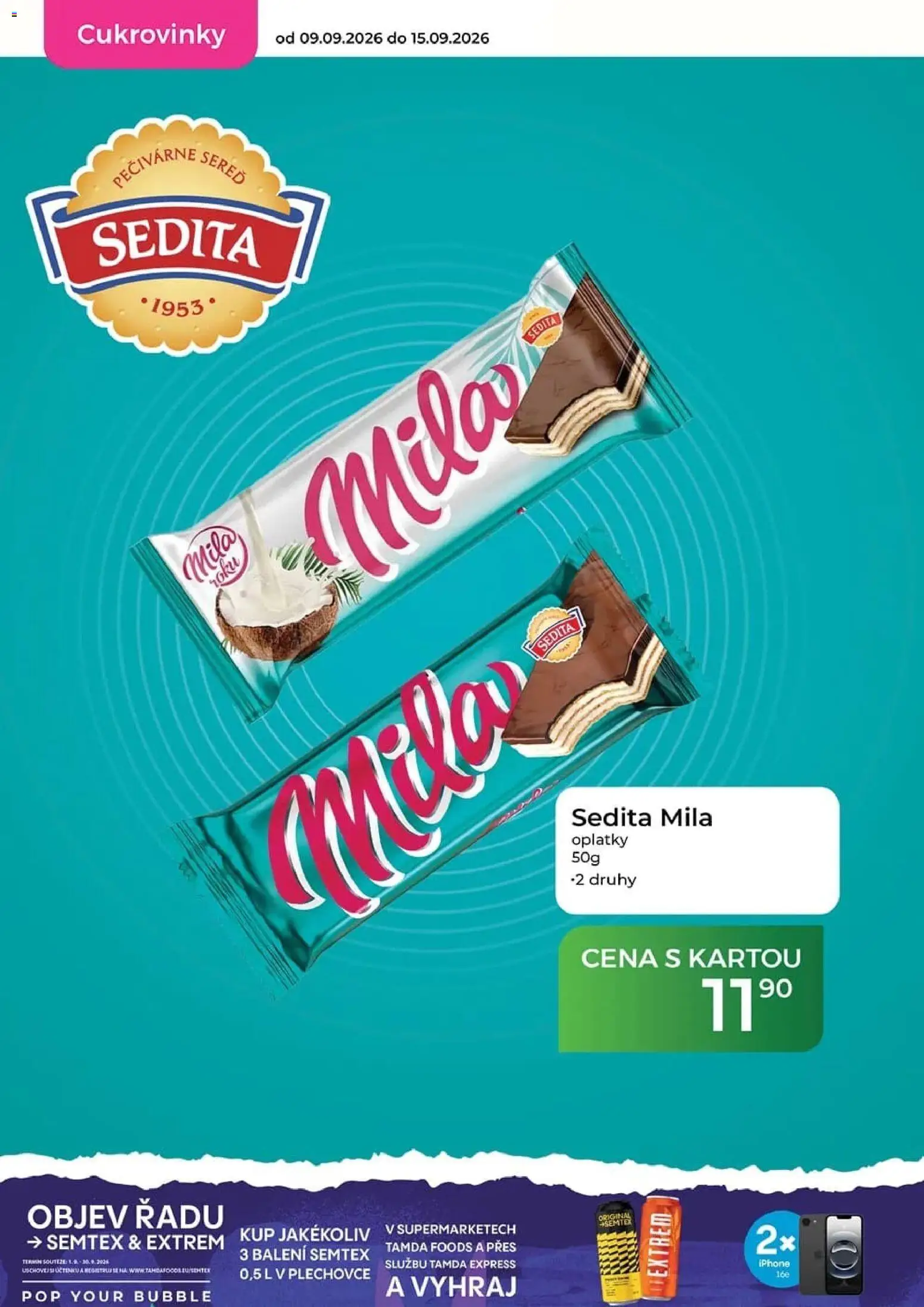 Tamda Foods leták od 16.09.2026 | Strana: 34 | Produkty: Iphone, Mila, Cukrovinky, Oplatky