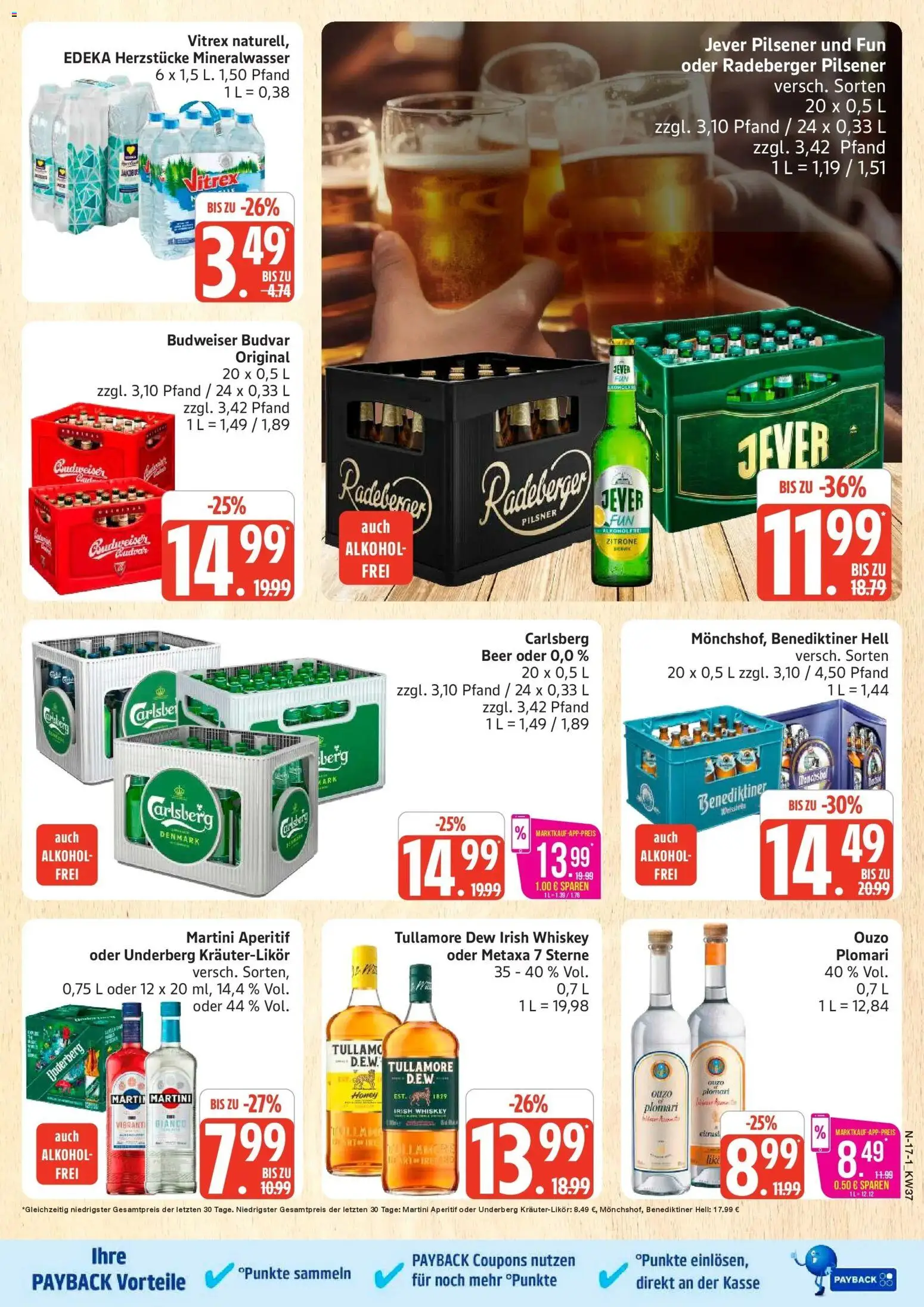 Marktkauf Prospekt Buxtehude (ab 07.09.2026) » Angebote online | Seite: 17 | Produkte: Metaxa, Zitrone, Whiskey, Underberg